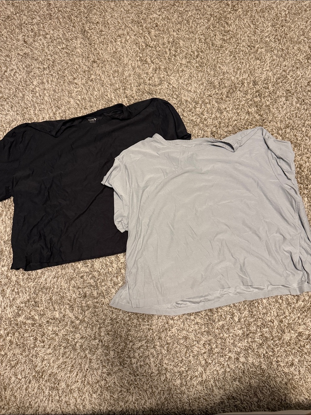 Old Navy Short Sleeve Tee Duo - Black & Light Gray
